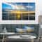 Designart - Beautiful Sunrise and Seashore - Large Seashore Canvas Wall Art